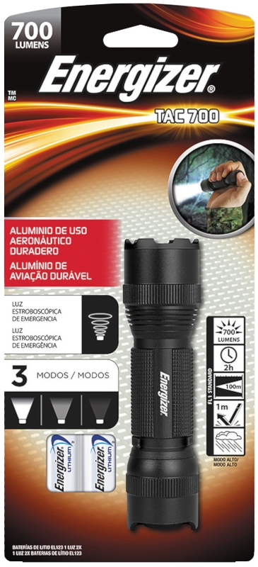 FLASHLIGHT TACTICAL W/BATTERY 