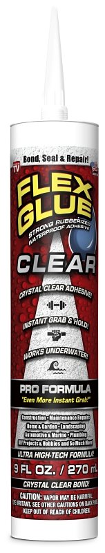 FLEX GLUE CLEAR 9OZ CARTRIDGE 