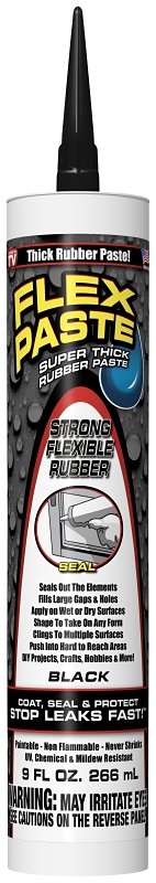FLEX PASTE BLACK 9OZ CARTRIDGE