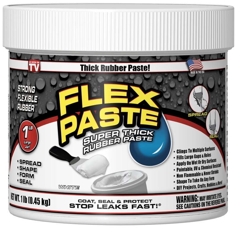 FLEX PASTE WHITE 1LB JAR      