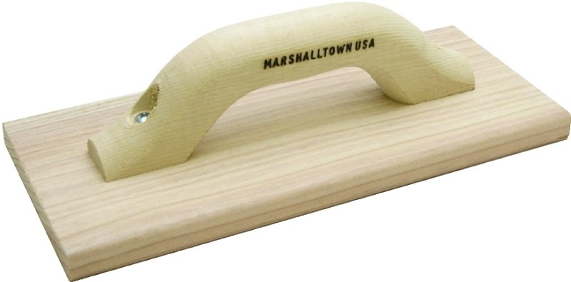 FLOAT CONCRETE 12X5IN WOOD HDL