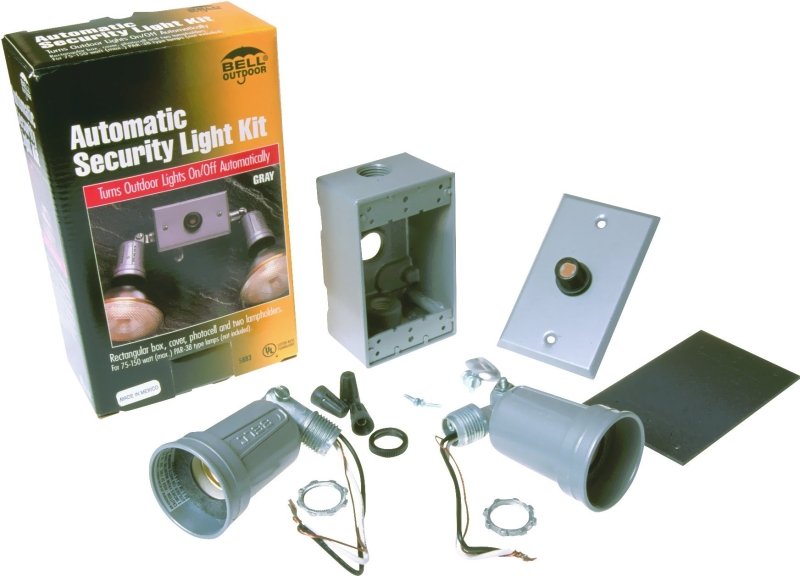 [1303361] FLOODLIGHT KIT PHOTOCELL GRAY 