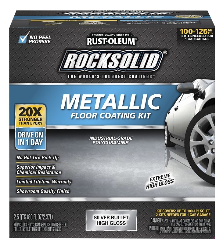 FLOOR COAT GARAGE SIL METALLIC