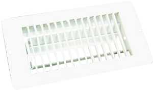 FLOOR REGISTER WHITE 4X8IN    