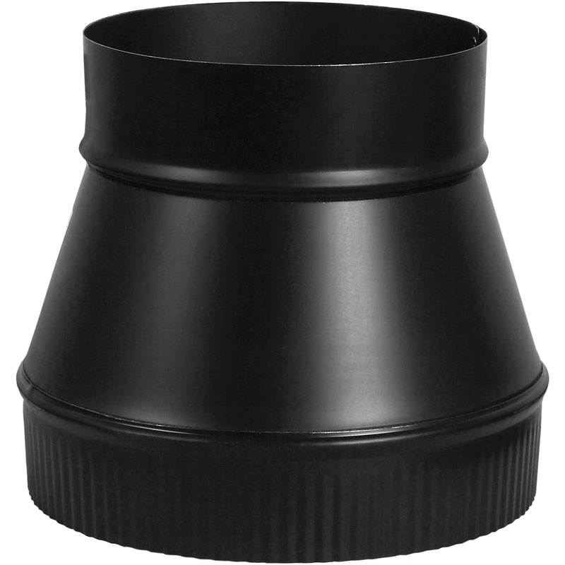 FLUE PIPE INCREASER 6X7IN BLK 