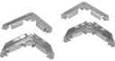 FRAME CORNER PLSTC 3/8IN ALUM 
