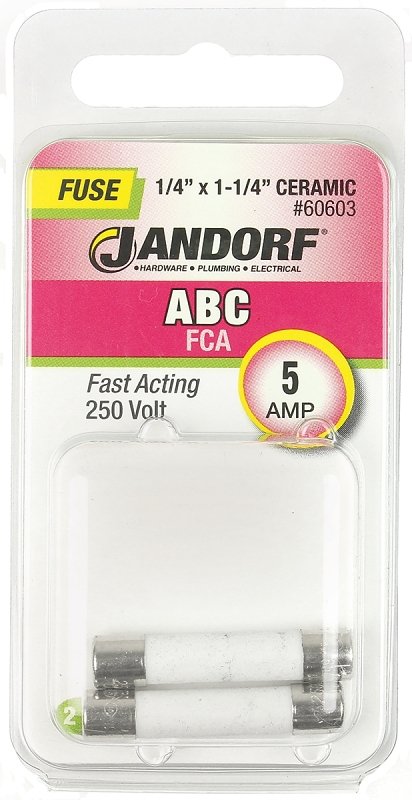 FUSE ABC 5A FAST ACTING       
