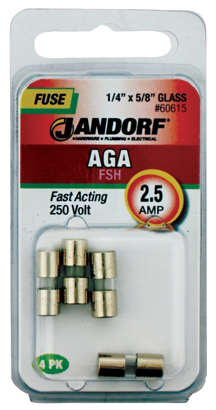 FUSE AGA 2.5A FAST ACTING     
