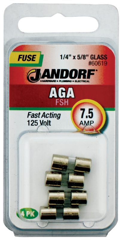 FUSE AGA 7.5A FAST ACTING     