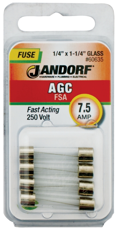 FUSE AGC 7.5A FAST ACTING     