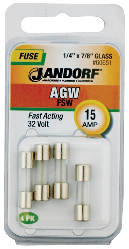 FUSE AGW 15A FAST ACTING      