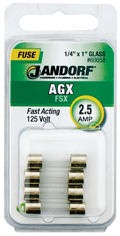 FUSE AGX 2.5A FAST ACTING     