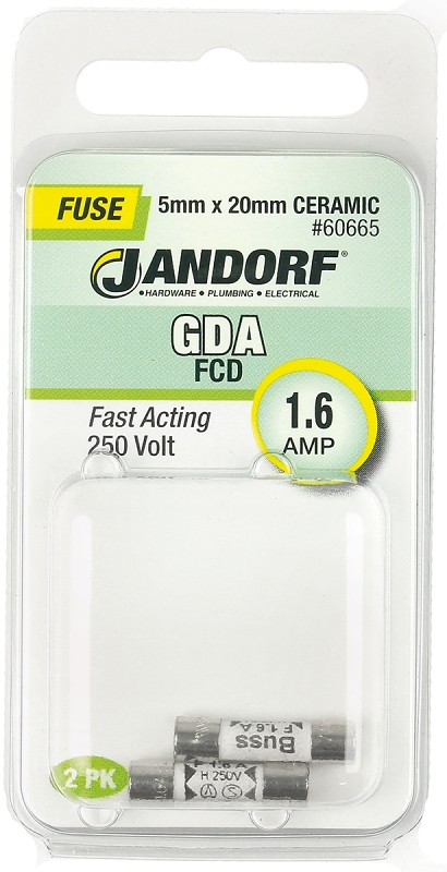 FUSE GDA 1.6A FAST ACTING     