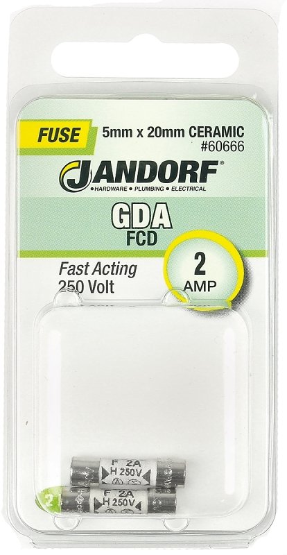 FUSE GDA 2A FAST ACTING       