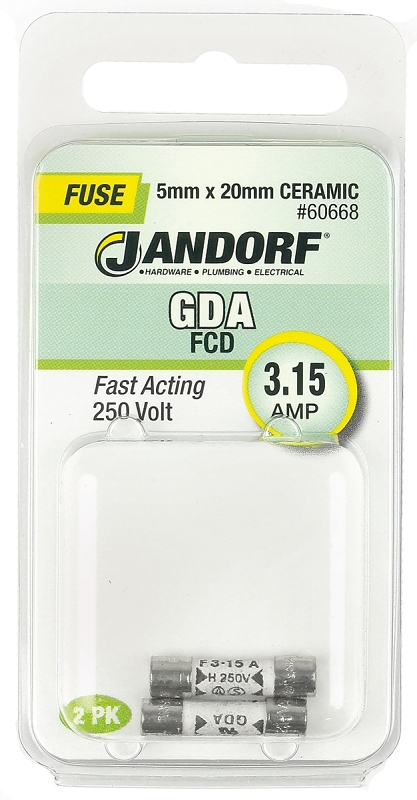FUSE GDA 3.15A FAST ACTING    