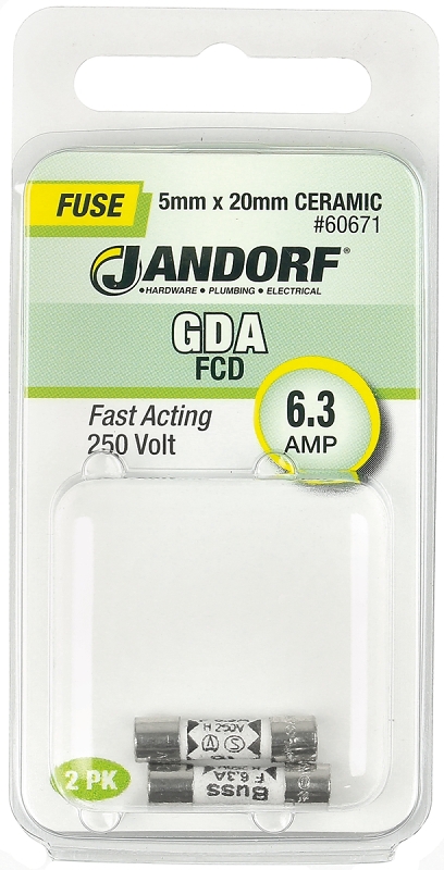 FUSE GDA 6.3A FAST ACTING     