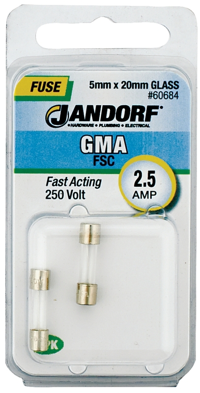 FUSE GMA 2.5A FAST ACTING     