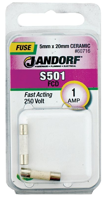 FUSE S501 1A FAST ACTING      