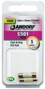 FUSE S501 5A FAST ACTING      