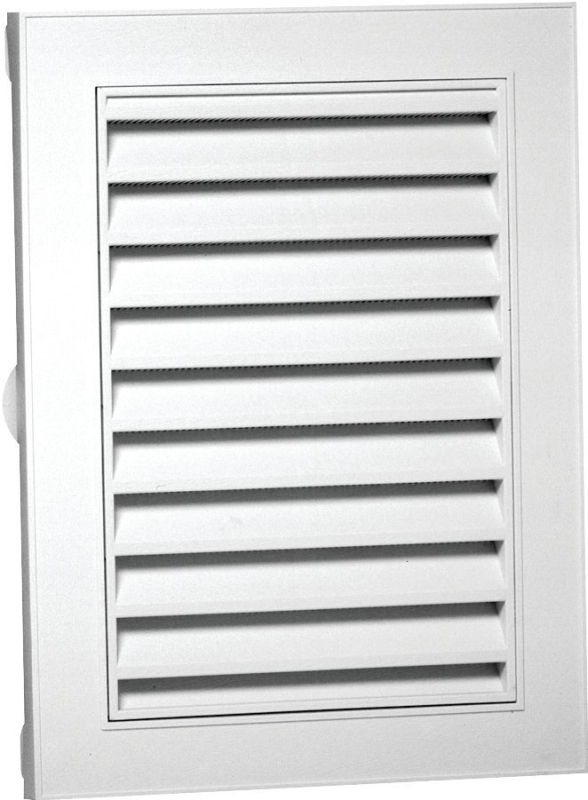 GABLE VENT 15X21IN WHITE RECT 