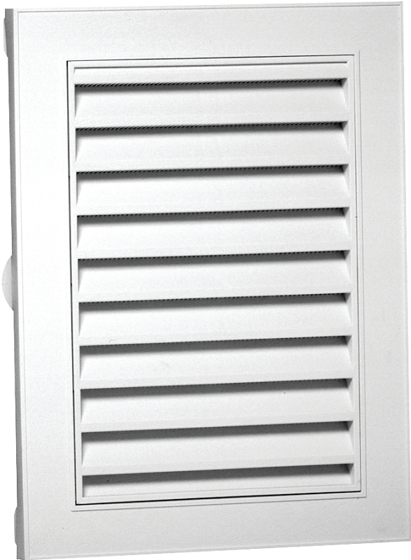 GABLE VENT 18X24IN WHITE RECT 