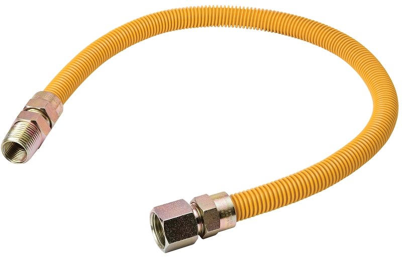 [6511547] GAS CONNECTOR Y 3/8 1/2M/F 36 