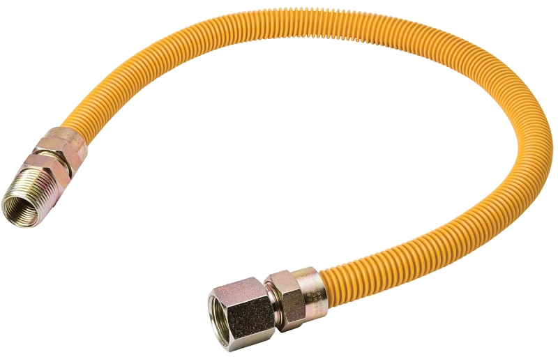 GAS CONNECTOR Y 3/8 1/2M/F 36 