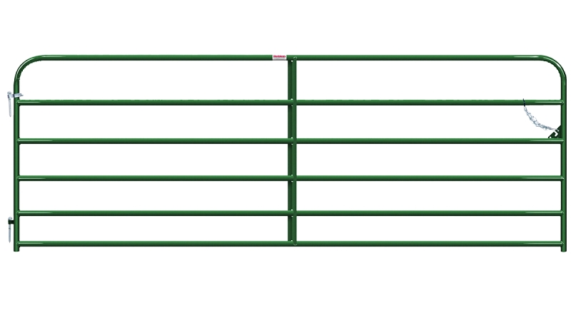 GATE 6RAIL 20GA 1-5/8X50X12FT 
