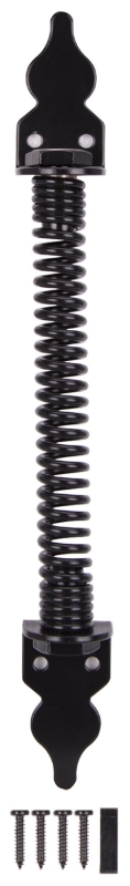 GATE SPRING ORNMT 13-3/4 BLK  