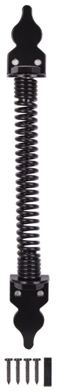 [1046077] GATE SPRING ORNMT 13-3/4 BLK  