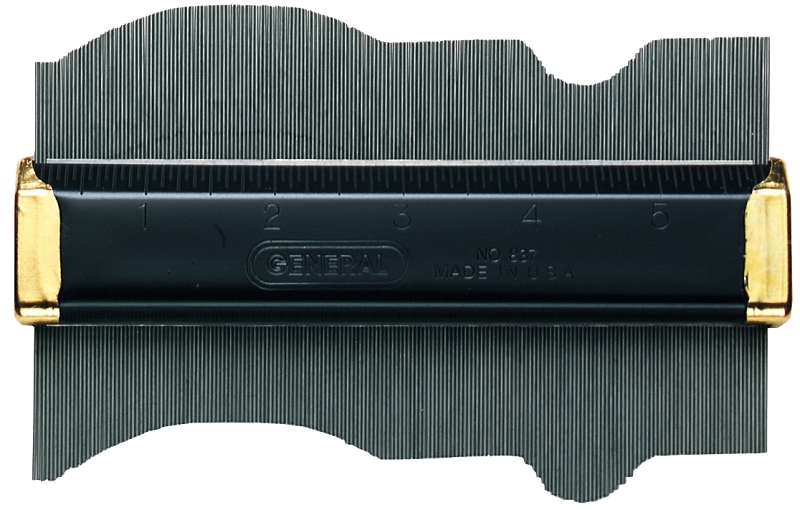 GAUGE CONTOUR SS PIN 6X3-1/2IN