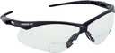 GLASSES SAFETY BLK/CLR 2.5 RX 