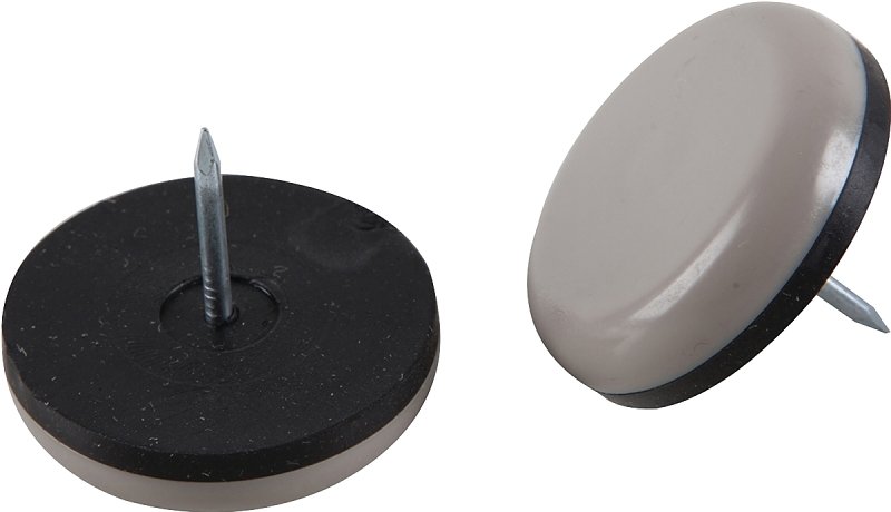 GLIDE FURN NAIL-ON GRY 1-1/4IN