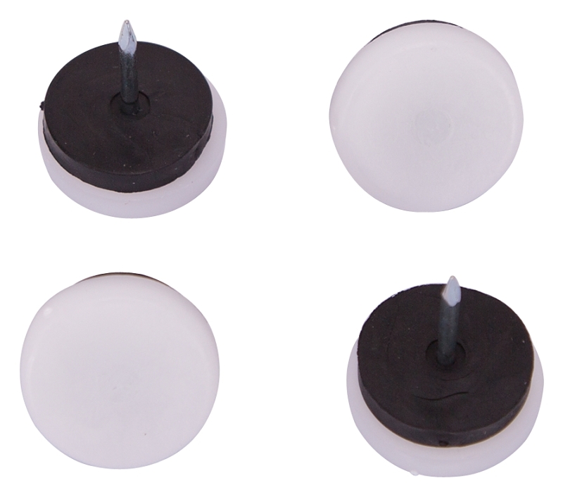 GLIDE PLASTIC W/CUSHION 7/8IN 