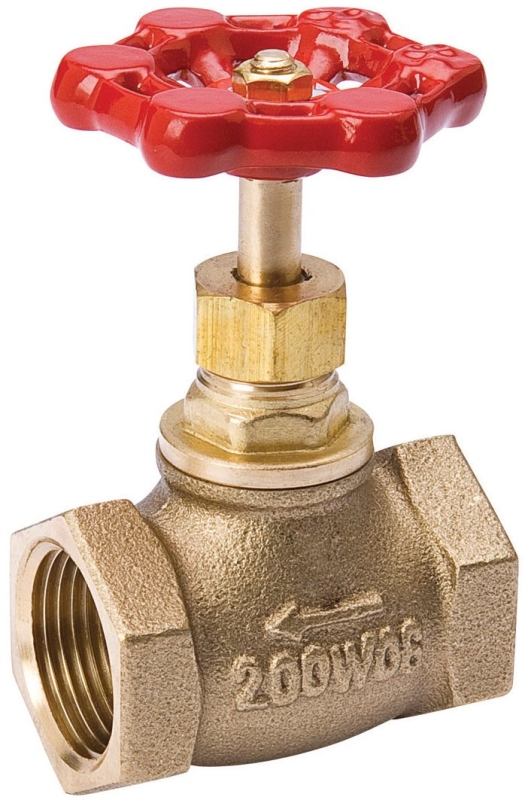 GLOBE VALVE BRASS 1/2 IPS     