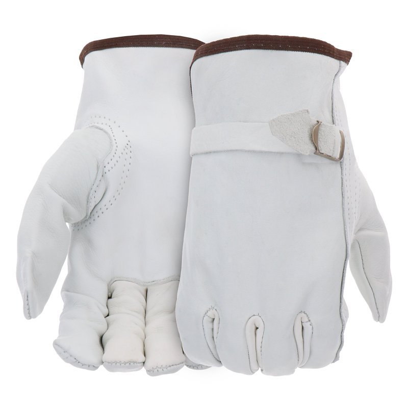 GLOVE COWHIDE PREMIUM TAN MED 