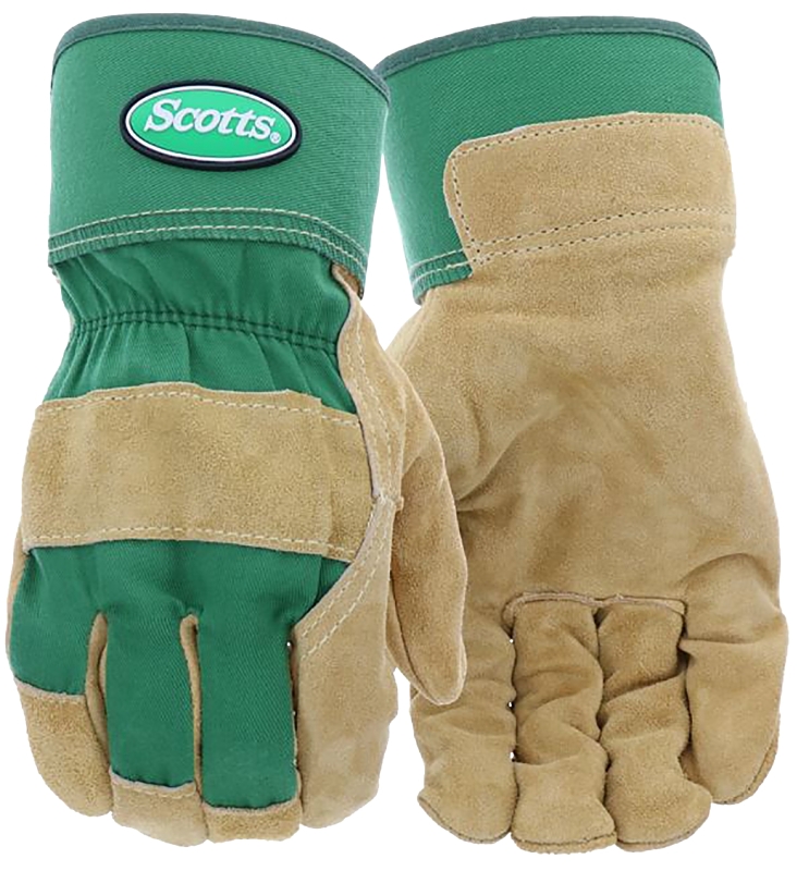 GLOVE LTHR PALM SAFETY CUFF L 