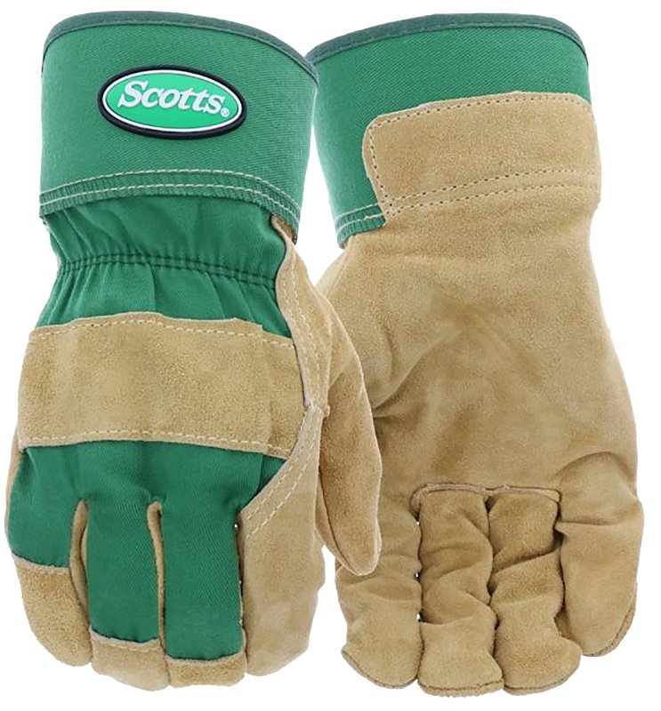 GLOVE LTHR PALM SAFETY CUFF L 
