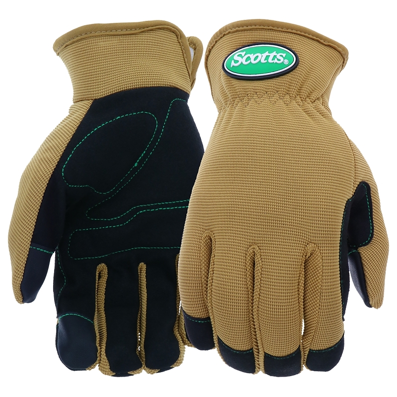GLOVE SYN PALM SPANDEX BACK L 