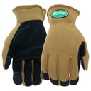 GLOVE SYN PALM SPANDEX BACK L 