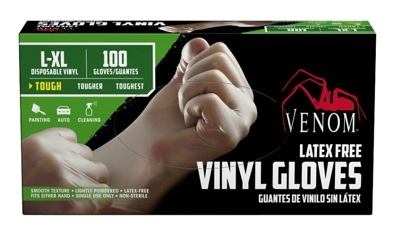 GLOVE VINYL VENOM 100PK       
