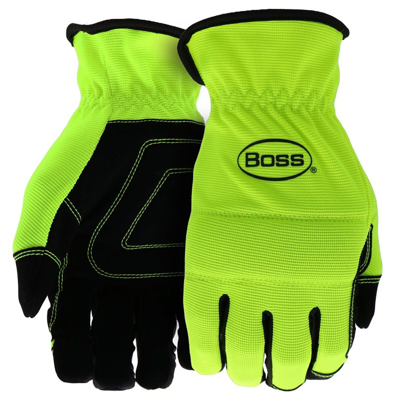 GLOVES HI-VIS MENS TCHSCRN LRG