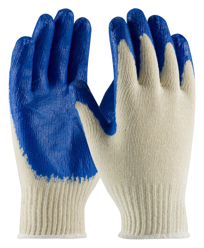 GLOVES WORK LTX PALM BLU/WHT L