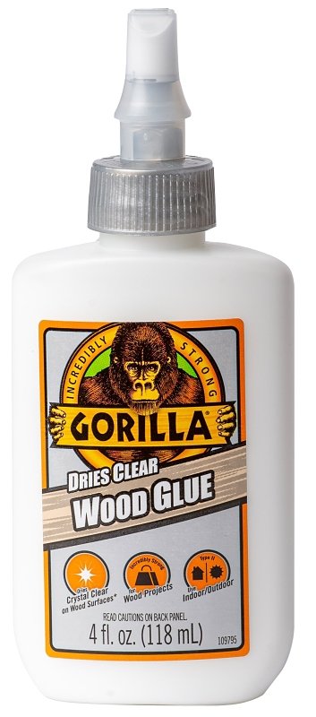 GLUE WOOD DRIES CLEAR 4OZ     