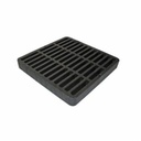 GRATE SQUARE BLACK 9IN        