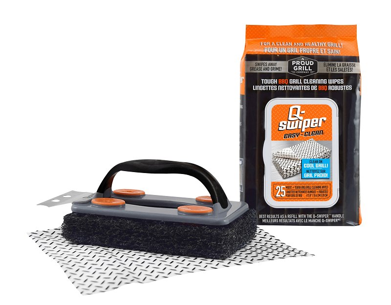GRILL CLEANER KIT BRUSH & PAD 