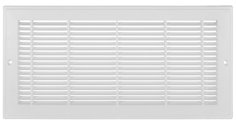 GRILLE SIDEWALL WHITE 18INX6IN