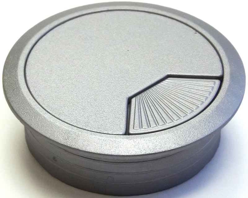 GROMMET DESK ADJ MET 2-3/8IN  