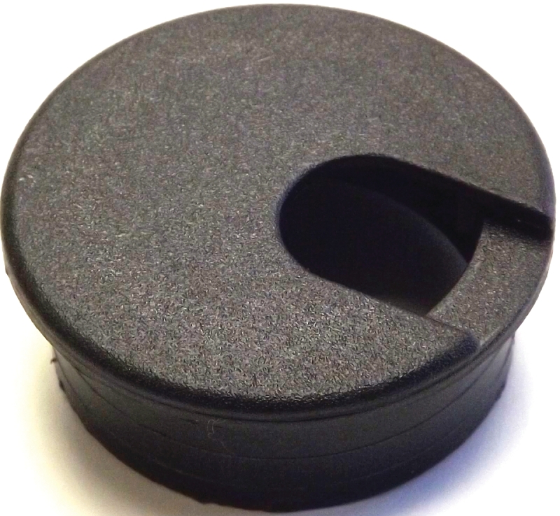 GROMMET DESK BLK 1-3/4IN      