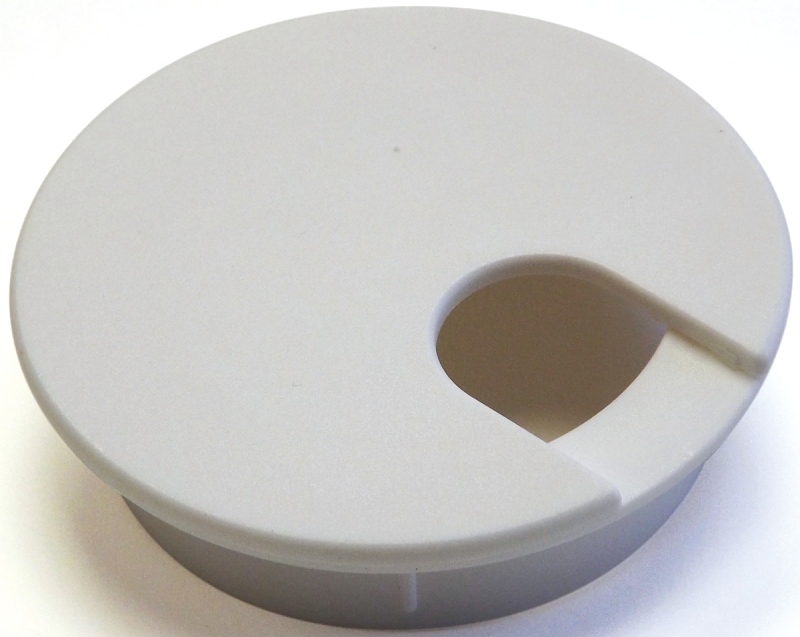 GROMMET DESK PURE WHT 2-1/2IN 